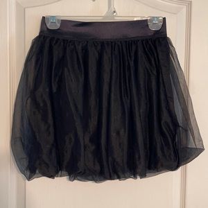 Black tulle like skirt